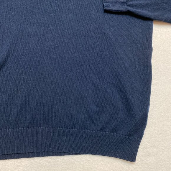 Paul Shark Sweater Mens M Dark Navy Yachting Denim Pullover - Picture 3 of 10